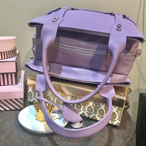 Juicy Couture vintage leather satchel HUGE EUC - Picture 8 of 10